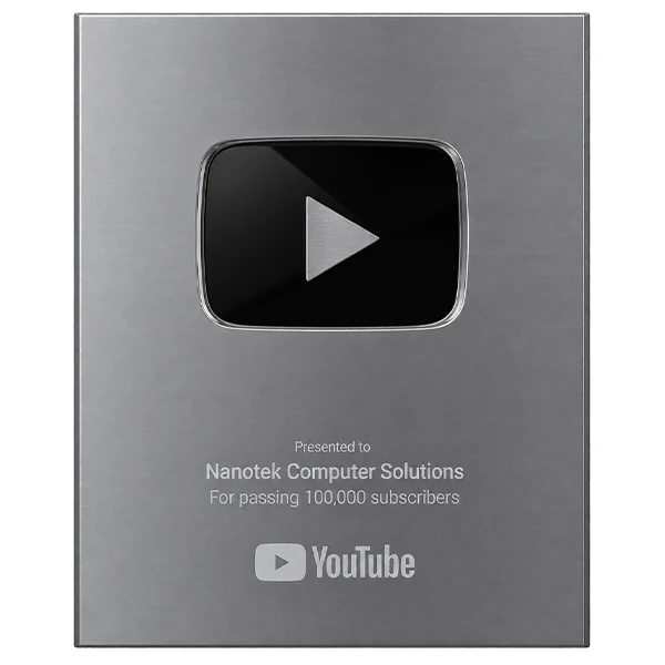 Youtube Sliver Playbutton