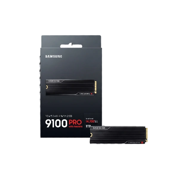 SAMSUNG 9100 PRO WITH HEATSINK NVME GEN 5 M.2 SSD 1TB