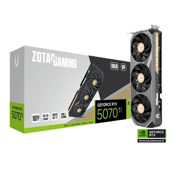 ZOTAC GAMING GeForce RTX 5070 Ti SOLID SFF 16GB