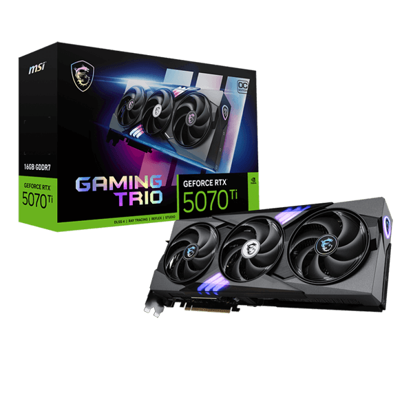MSI Geforce RTX 5070 Ti 16G GAMING TRIO OC PLUS