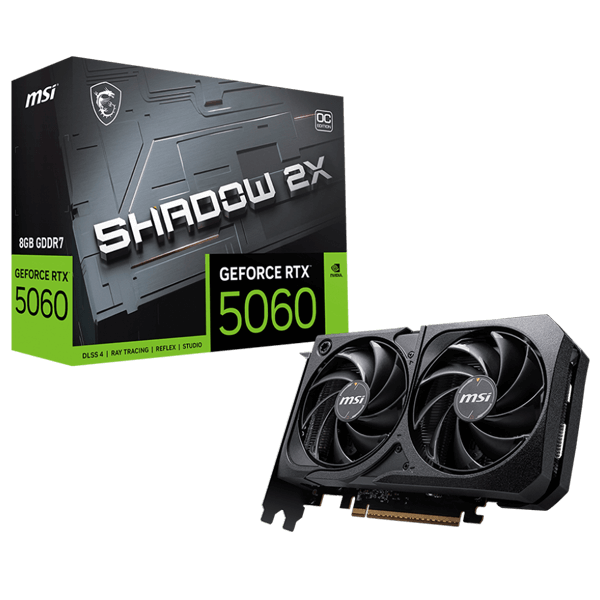 MSI GeForce RTX 5060 8G SHADOW 2X OC