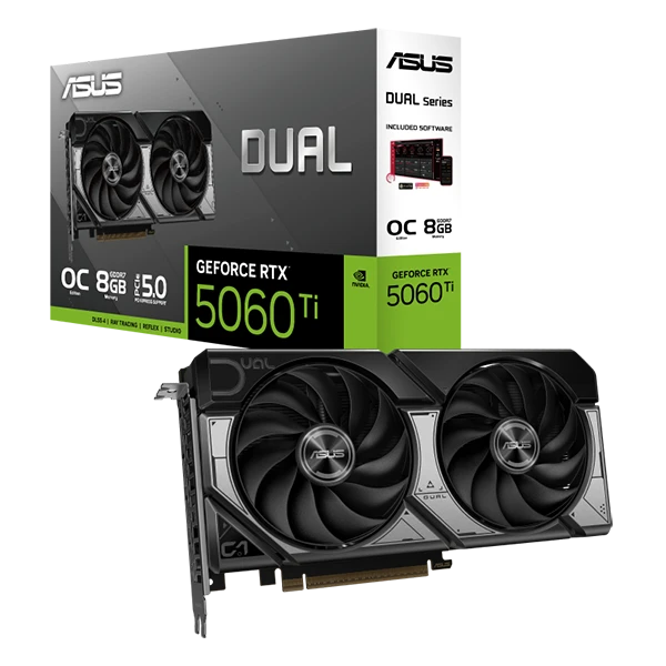 ASUS Dual GeForce RTX 5060 Ti 8GB GDDR7 OC