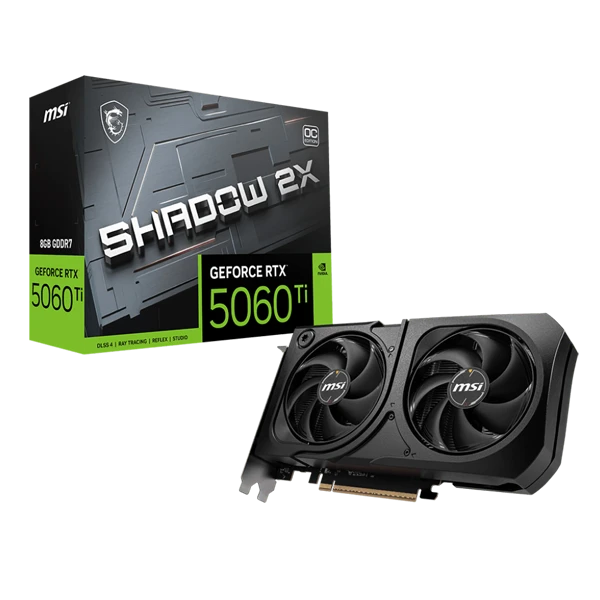 MSI GeForce RTX 5060 Ti 8G SHADOW 2X OC