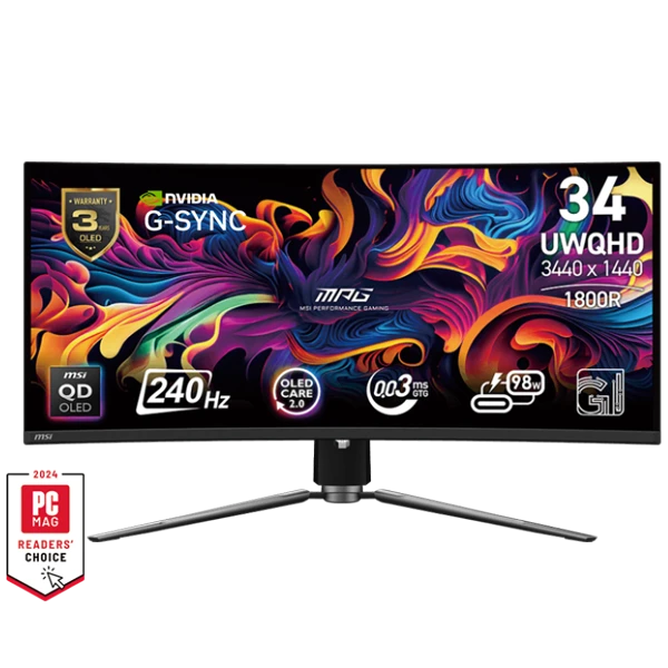 MSI MPG 341CQPX 34" QD-OLED 3440X1440 240HZ
