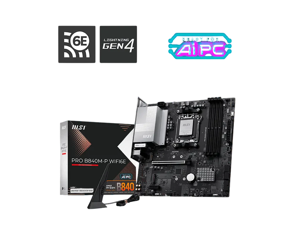 MSI PRO B840M-P WIFI6E