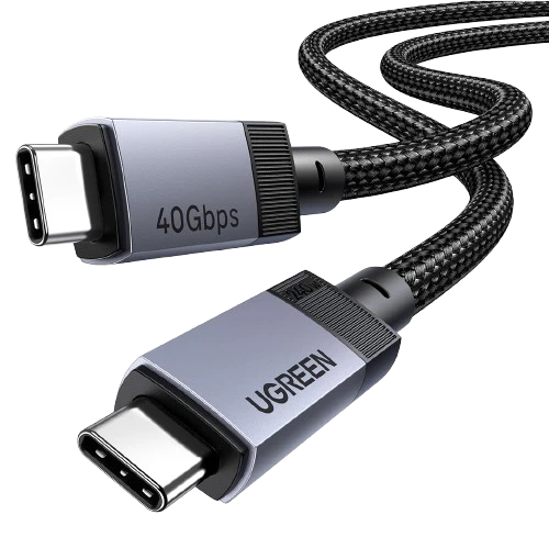 UGREEN 240W TYPE-C TO TYPE-C 4.0 GEN3 BRAIDED CABLE - 65175