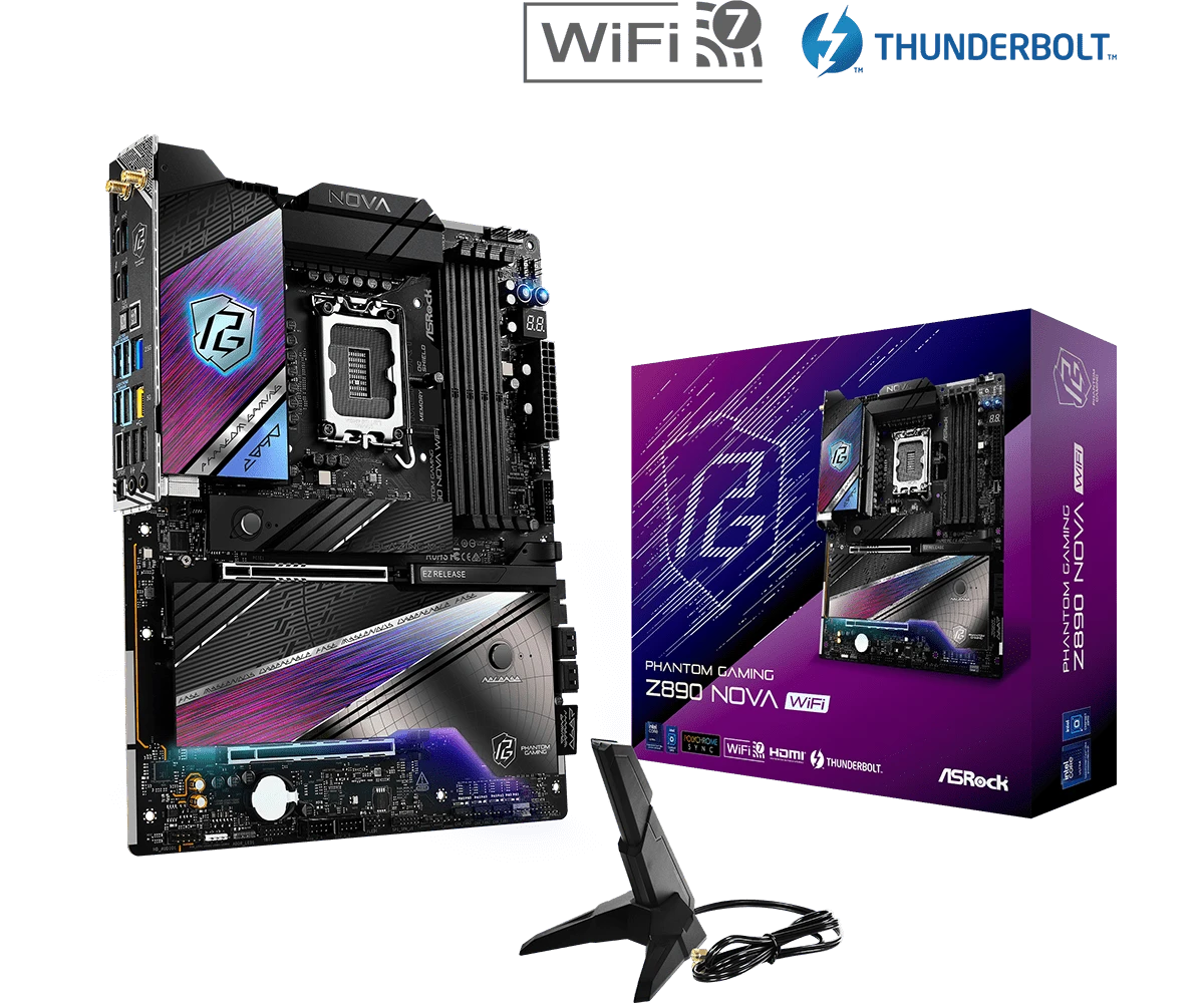 ASROCK PHANTOM GAMING Z890 NOVA WIFI DDR5