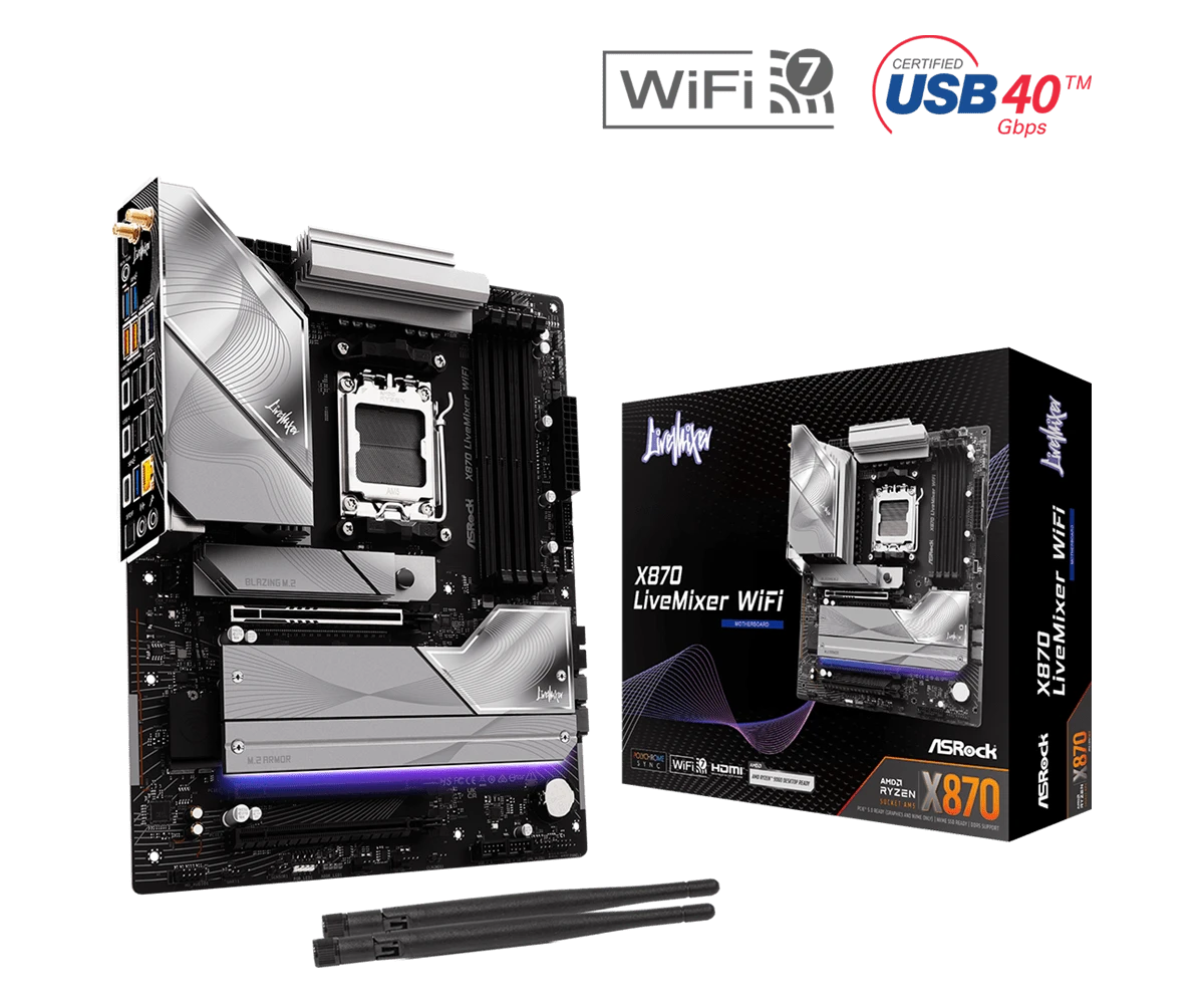 ASROCK X870 LIVEMIXER WIFI DDR5