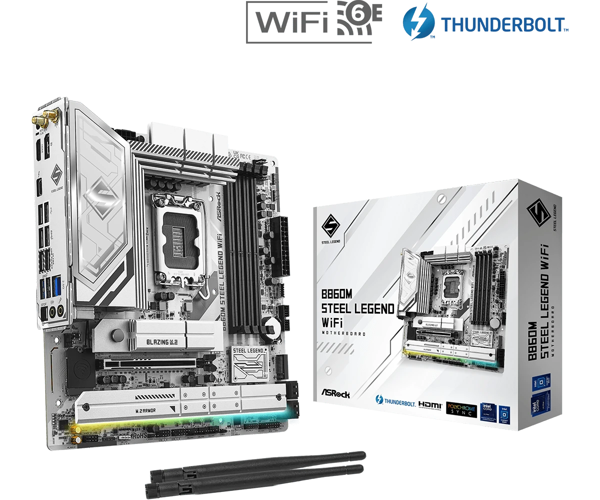 ASROCK B860M STEEL LEGEND WIFI DDR5