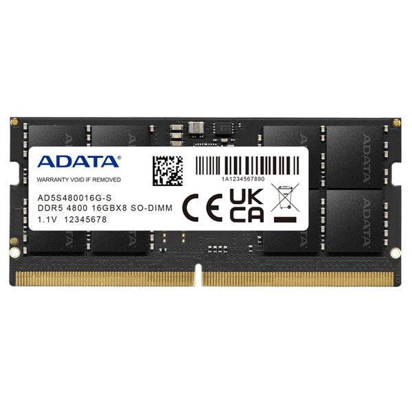 ADATA 16GB DDR5 4800MHZ LAPTOP RAM-image