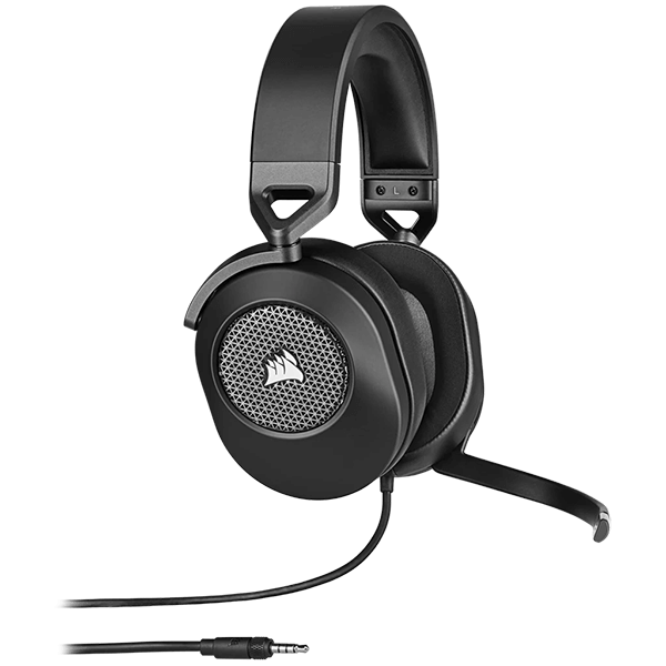 CORSAIR HS65 SURROUND Wired Gaming Headset With USB Adapter-image